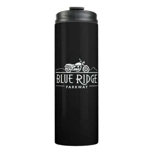 Blue Ridge Parkway Motorcycle Thermal Tumbler