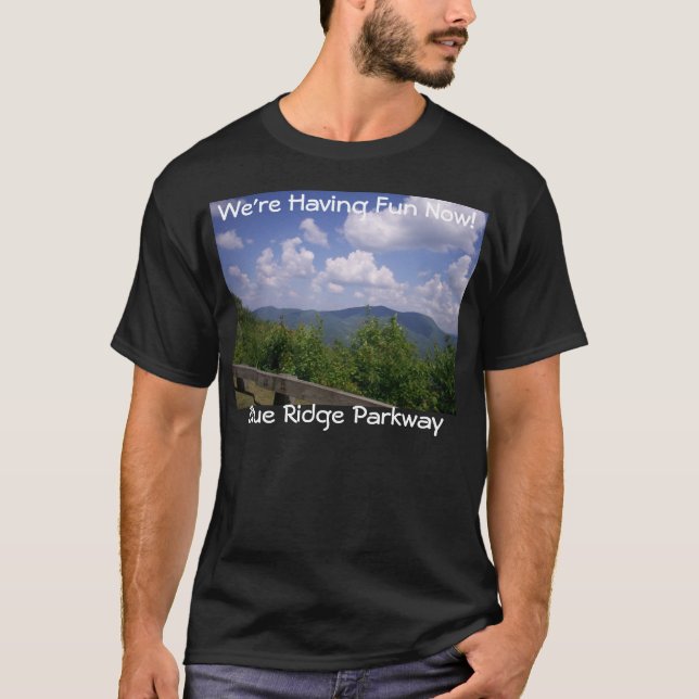 Blue Ridge Parkway Mountain View T-Shirt (Front)