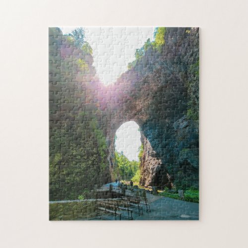 Blue Ridge Parkway _ Natural Bridge Jigsaw Puzzle