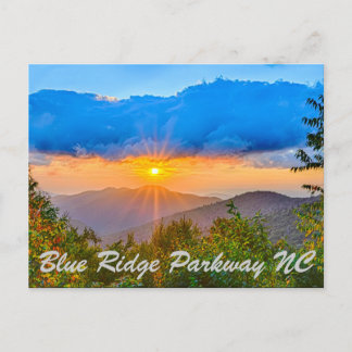 Blue Ridge Parkway NC Postcard