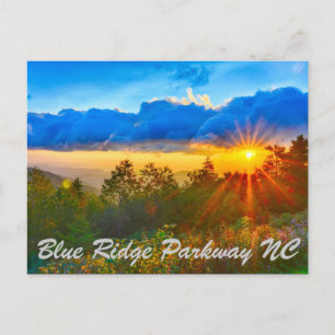 Blue Ridge Parkway NC Postcard