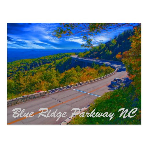 Blue Ridge Parkway NC Postcard | Zazzle