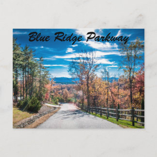 Blue Ridge Parkway NC Postcard