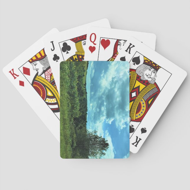 Blue Ridge Parkway near Floyd, Virginia Poker Cards (Back)
