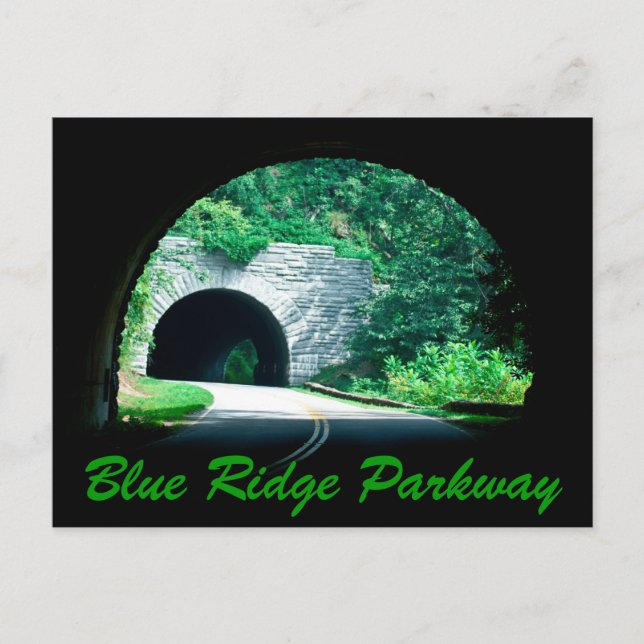 blue ridge parkway postcard (Front)