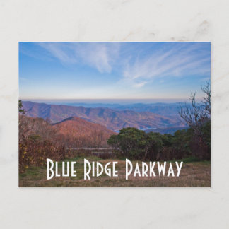 blue ridge parkway postcard