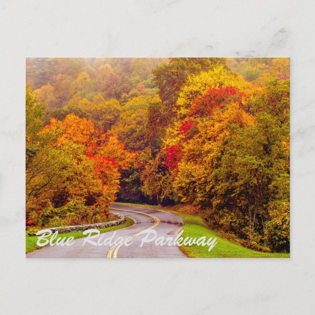blue ridge parkway postcard (Front)