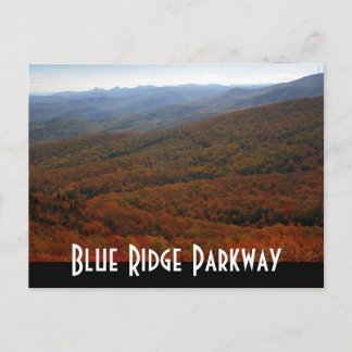 blue ridge parkway postcard
