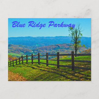 blue ridge parkway postcard