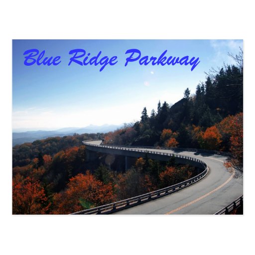 blue ridge parkway postcard | Zazzle