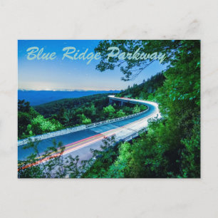 blue ridge parkway postcard