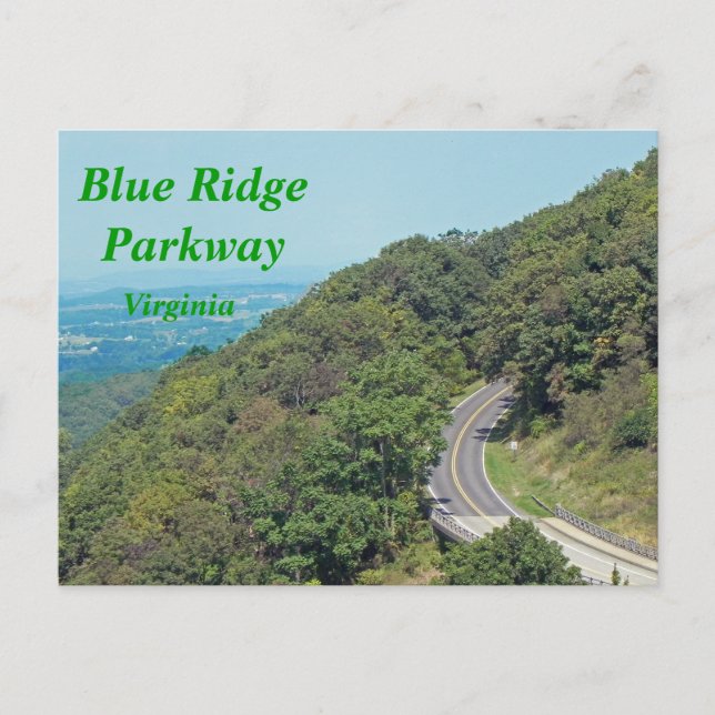 Blue Ridge Parkway - postcard (Front)