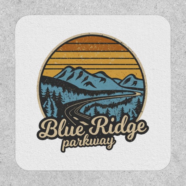 Blue Ridge Parkway Retro Patch (Front)
