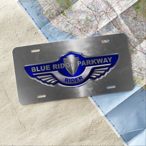 Blue Ridge Parkway Rider License Plate