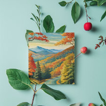 Blue Ridge Parkway Scenic Autumn Mountains 