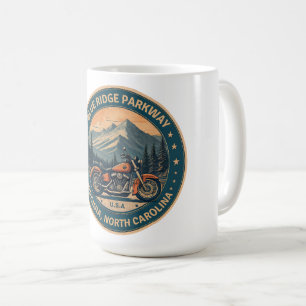 Blue Ridge Parkway Scenic Byway motorcycle trip Coffee Mug
