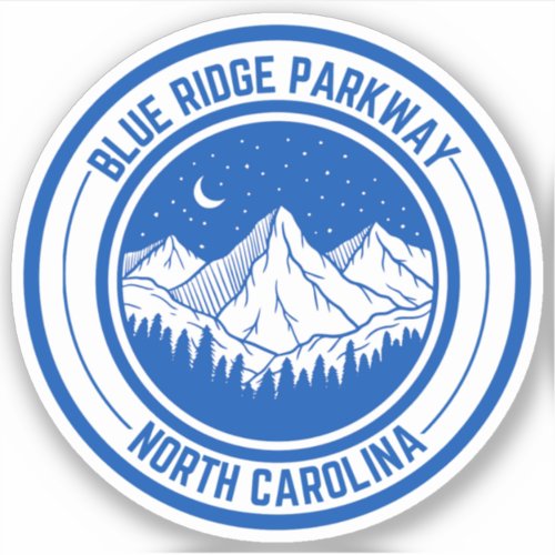   Blue Ridge Parkway Scenic Byway Virginia North C Sticker