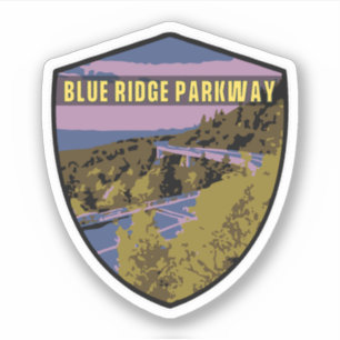 Blue Ridge Parkway Scenic Byway Virginia North C Sticker