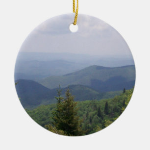 Blue Ridge Parkway Scenic Route Ceramic Ornament