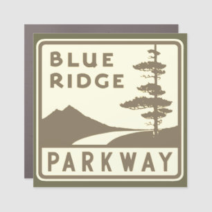 Blue Ridge Parkway shield Car Magnet