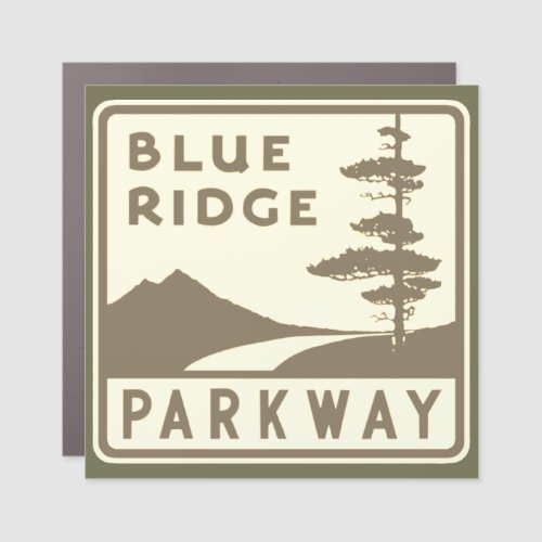 Blue Ridge Parkway shield Car Magnet