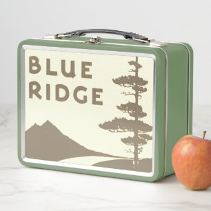 Blue Ridge Parkway shield Metal Lunch Box