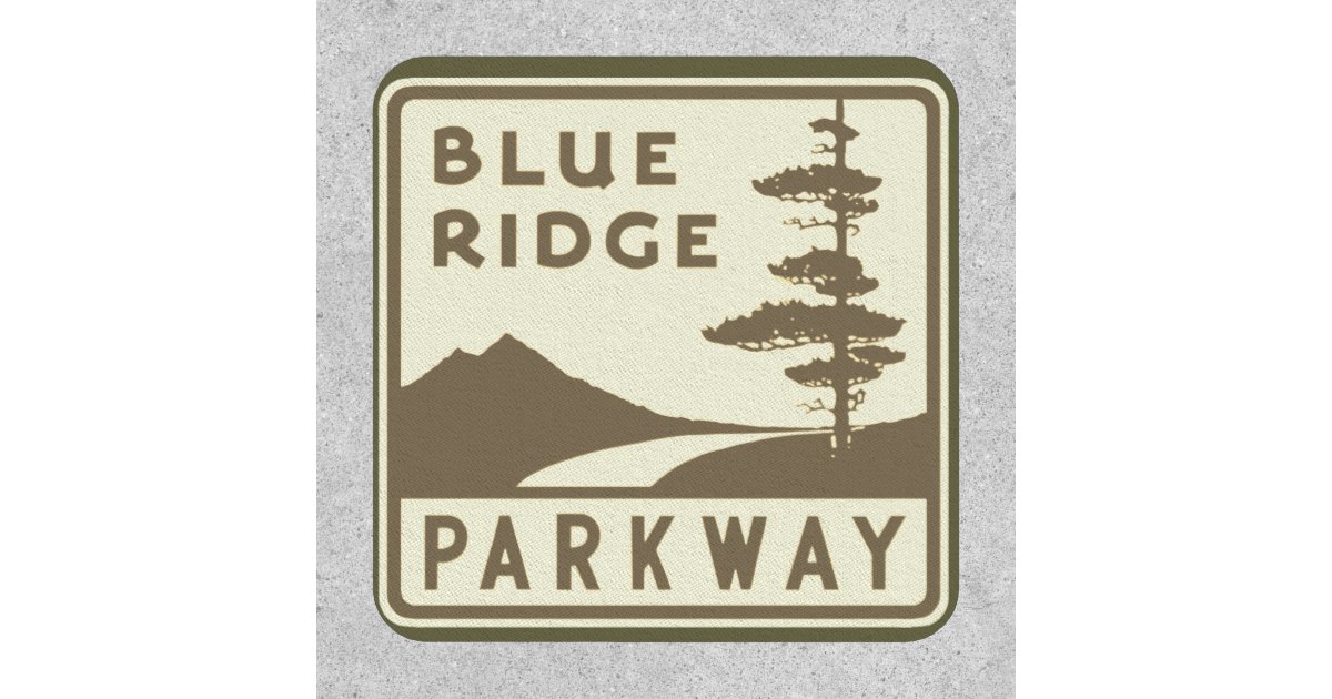 Blue Ridge Parkway shield Patch | Zazzle