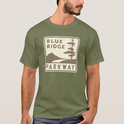 Blue Ridge Parkway shield T_Shirt