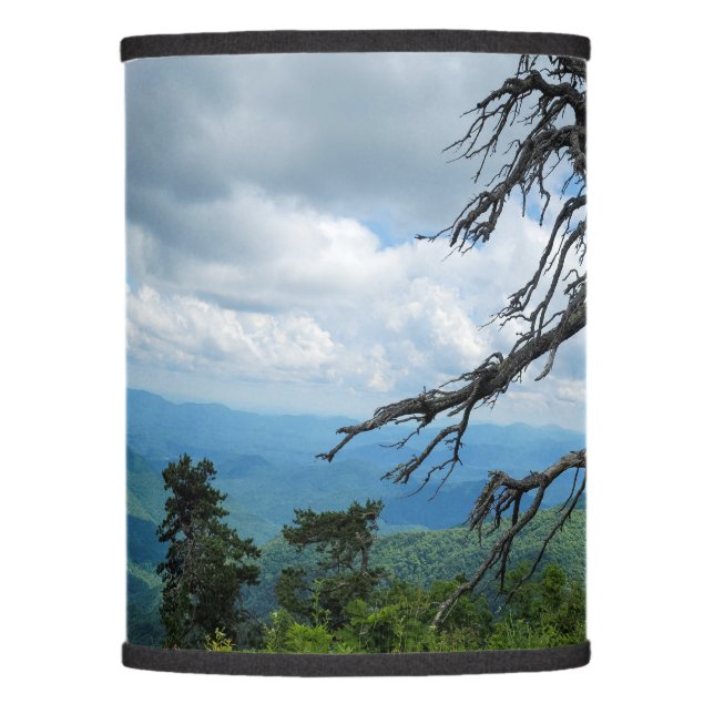 Blue Ridge Parkway - Spooky Tree Lamp Shade (Front)