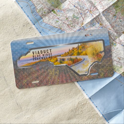 Blue Ridge Parkway Viaduct License Plate