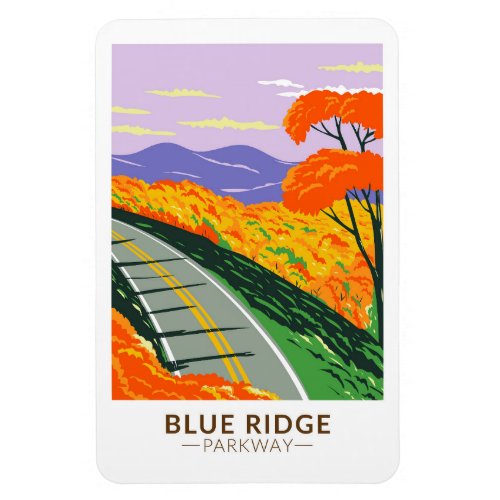 Blue Ridge Parkway Vintage  Magnet