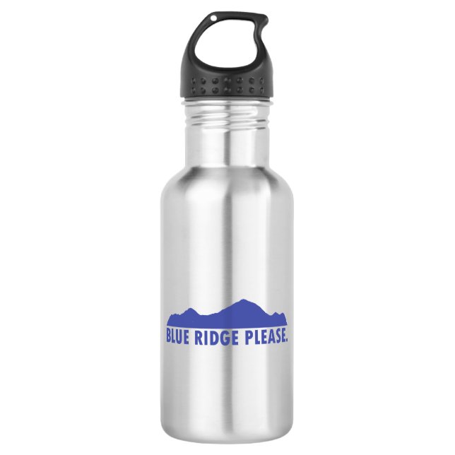 Blue Ridge Please Stainless Steel Water Bottle (Front)