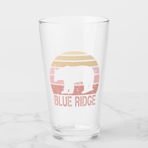 Blue Ridge Retro Bear Glass