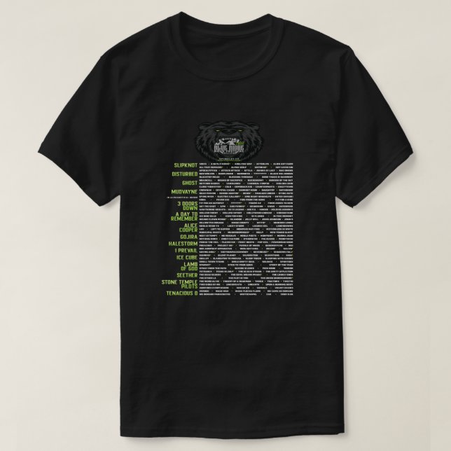 Blue Ridge Rock Festival 2022 Line-Up Classic T-Sh T-Shirt (Design Front)