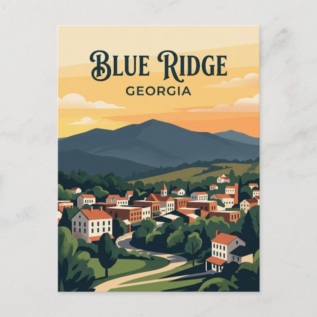 Blue Ridge USA Postcard (Front)