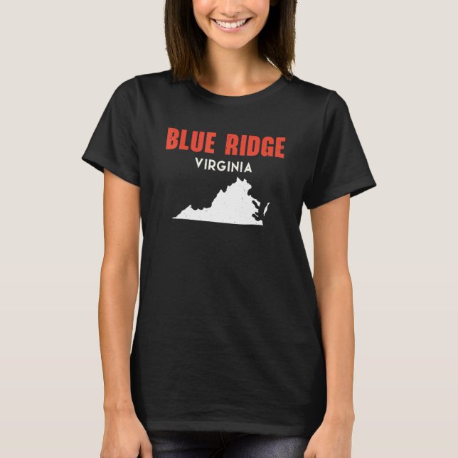 Blue Ridge Virginia USA State America Travel Virgi T-Shirt (Front)