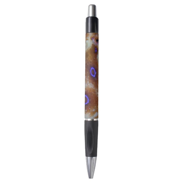 Blue Ring Octopus Custom Pen (Front Vertical)