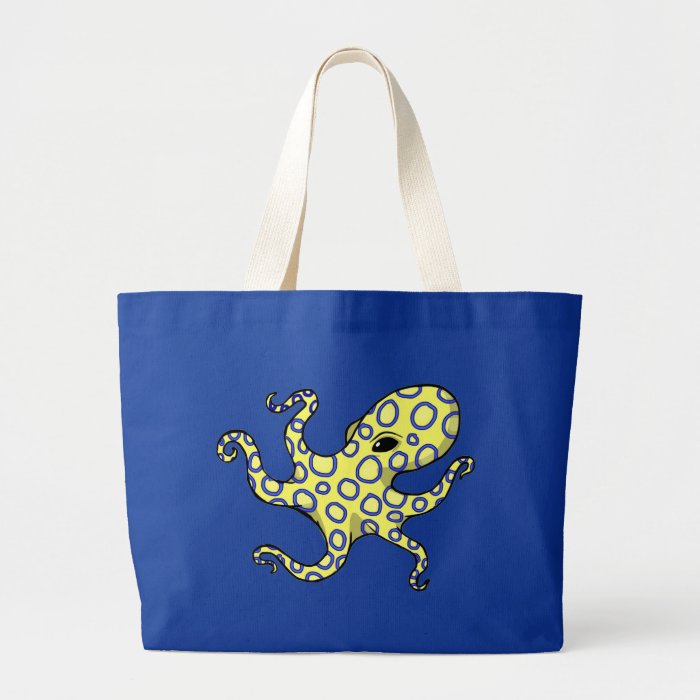Blue Ringed Octopus Canvas Bag
