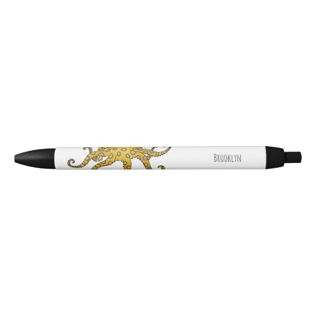 Blue-ringed octopus cartoon illustration  pen (Front)