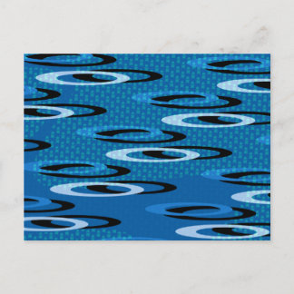 Blue Rings Postcard
