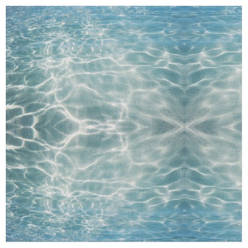 Blue Rippling Water in Sunlight Fabric