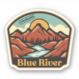 Blue River, Colorado Sticker