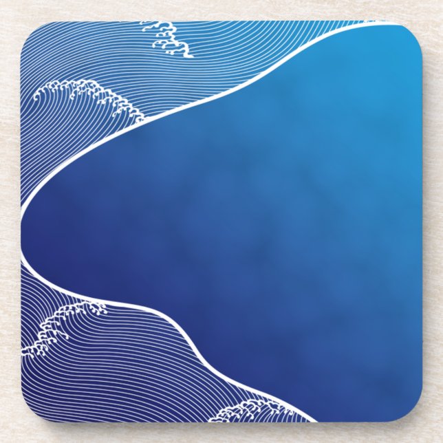 blue river drink coaster (Front)
