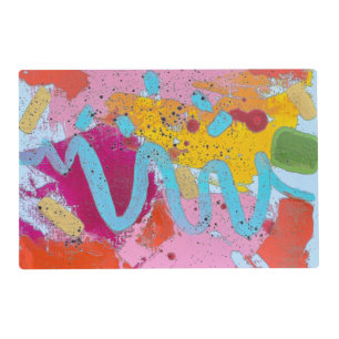 Blue River Laminated Placemat