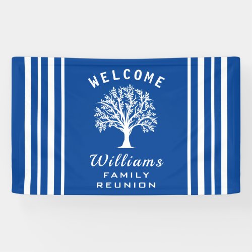 Blue Road Trip Summer Vacation Family Reunion Tree