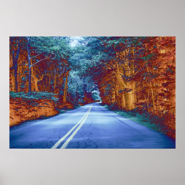 Blue Roads Poster (Front)