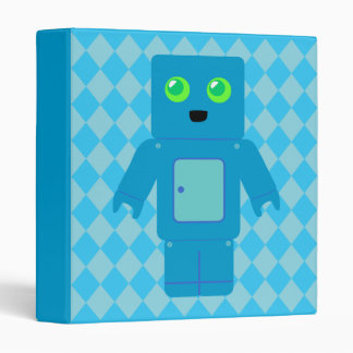 Blue Robot Binder