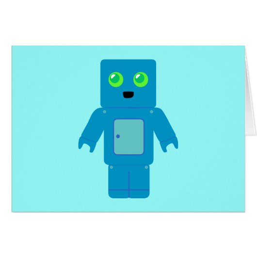 Blue Robot Cards (Front Horizontal)