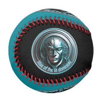 Blue Robot Mask - Rise of the AI dominioN Baseball