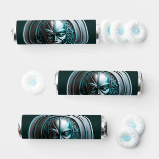 Blue Robot Mask - Rise of the AI dominioN Breath Savers® Mints